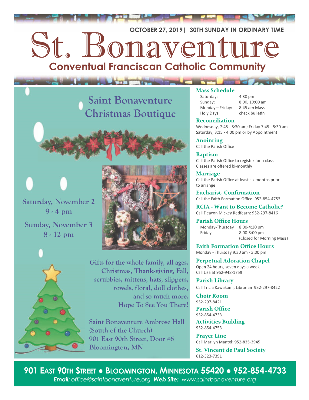 Saint Bonaventure Christmas Boutique