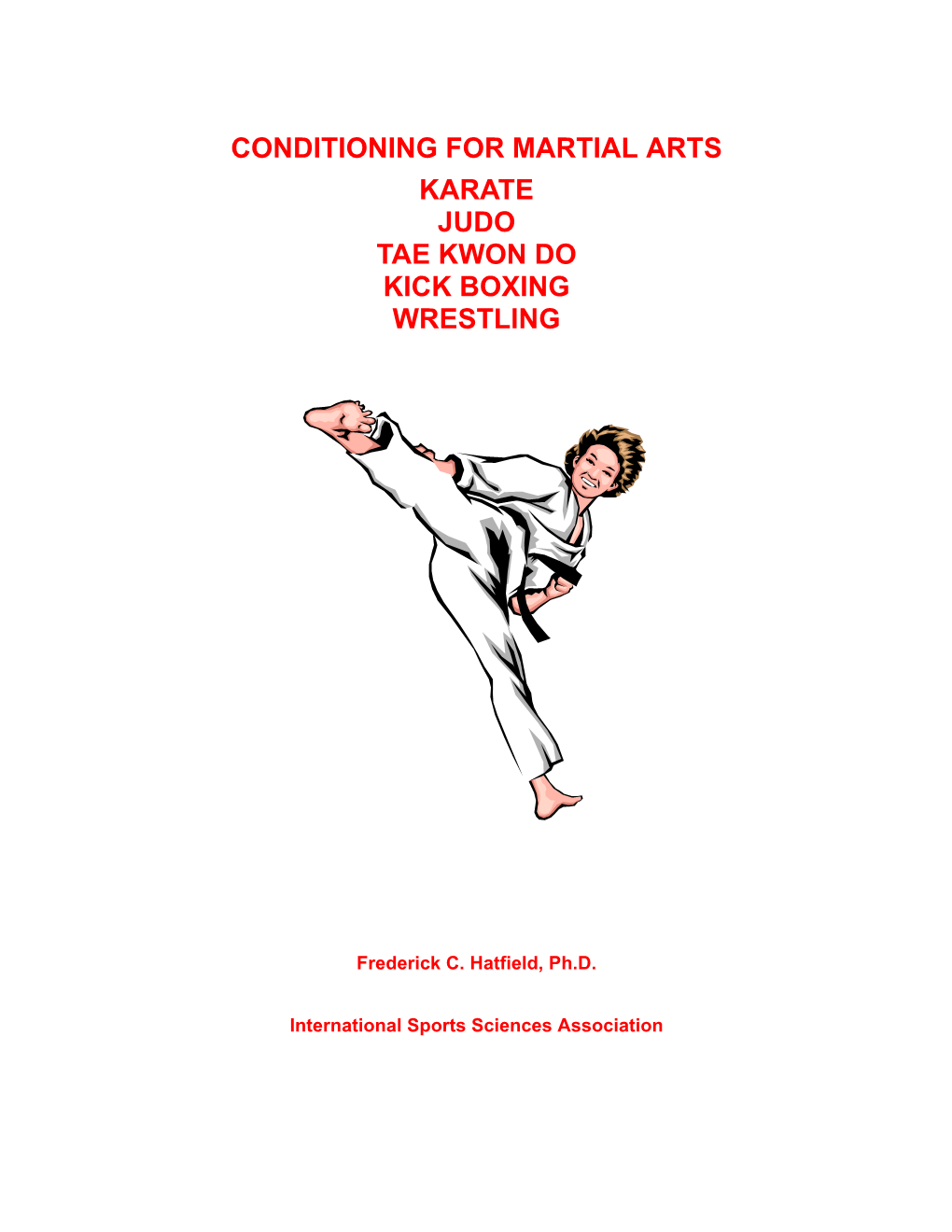 Physical Conditioning for Martial Arts