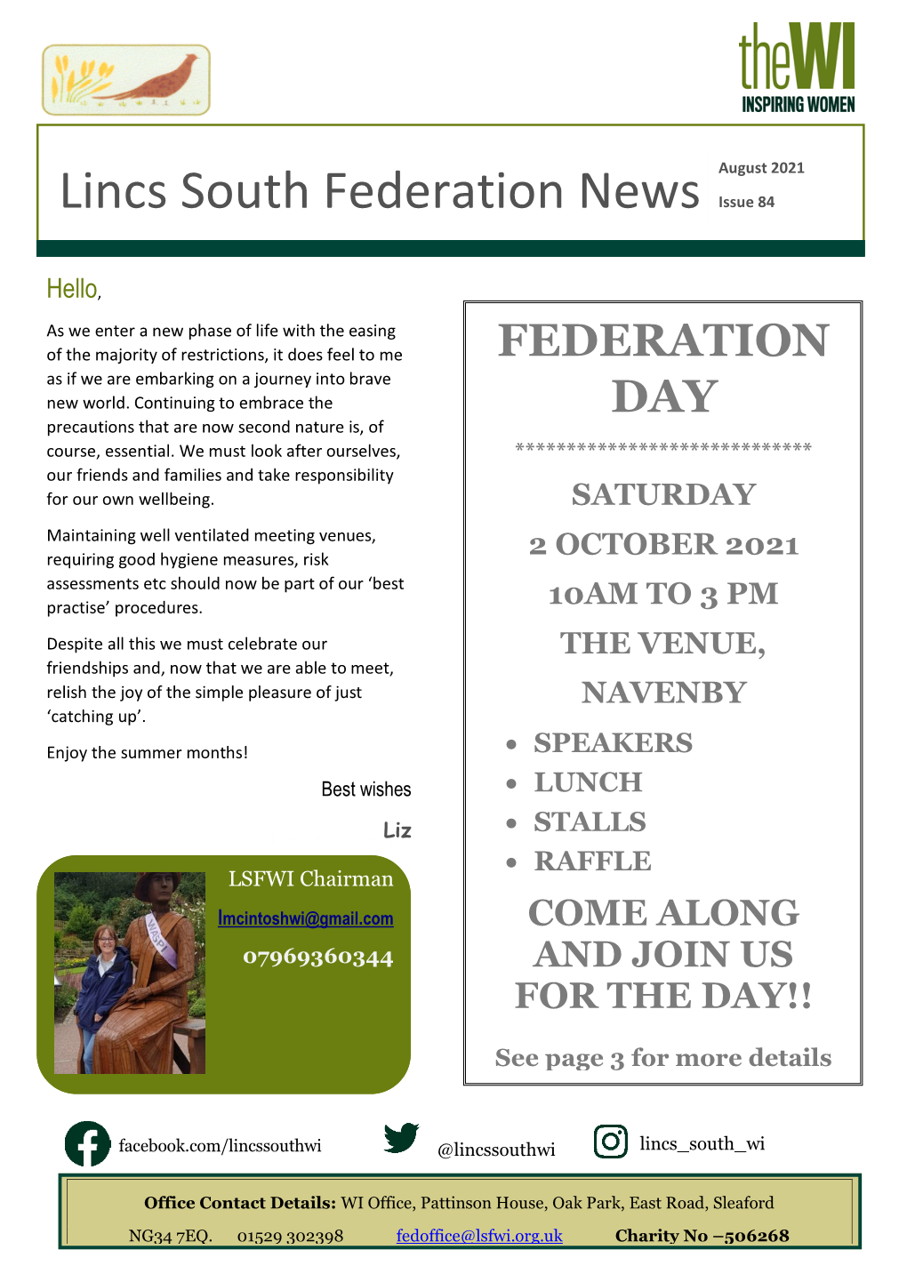 Lincs South Federation News