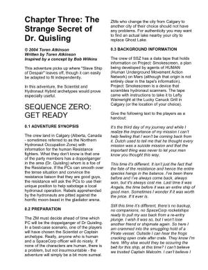 The Strange Secret of Dr. Quisling