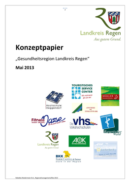 Konzept „Gesundheitsregion Landkreis