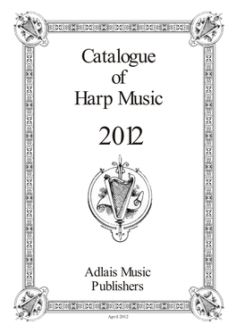 Catalogue of Harp Music 2012