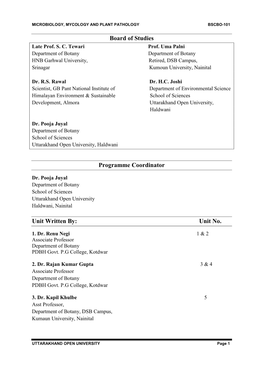 5.4 Classification of Fungi