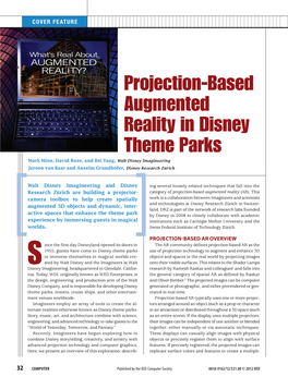 Projection-Based Augmented Reality in Disney