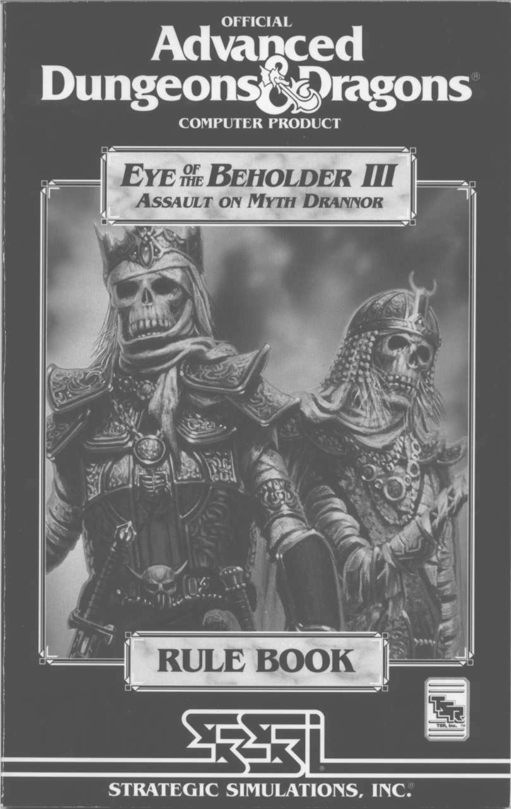 Eye of the Beholder 3 Manual