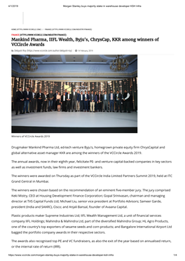 Chryscapital Wins VCC Circle Fund Manager of the Year