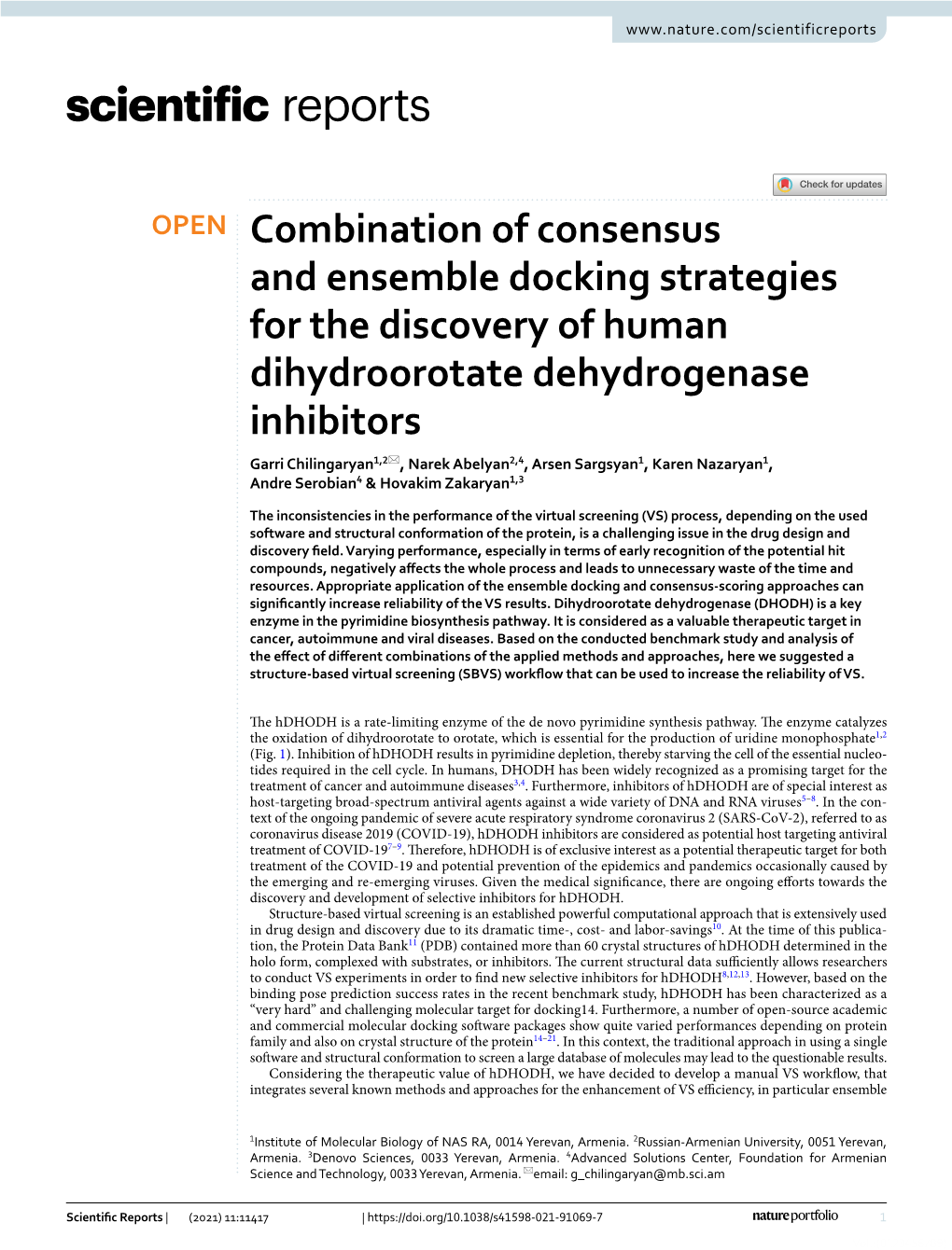 Combination of Consensus and Ensemble Docking Strategies for The