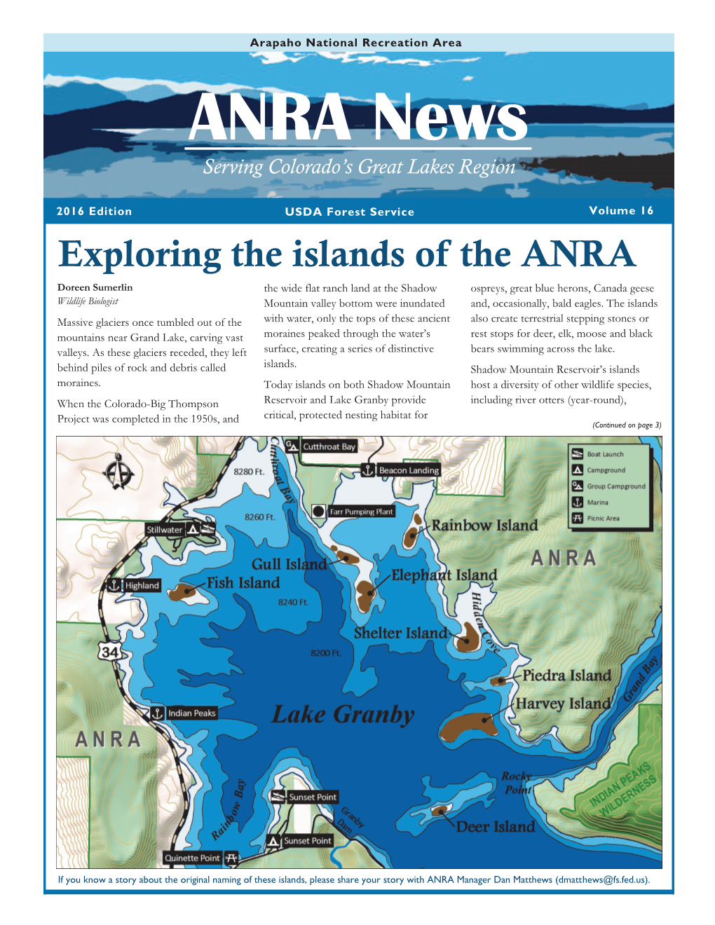 ANRA Newsletter, January 2016, Volume 16
