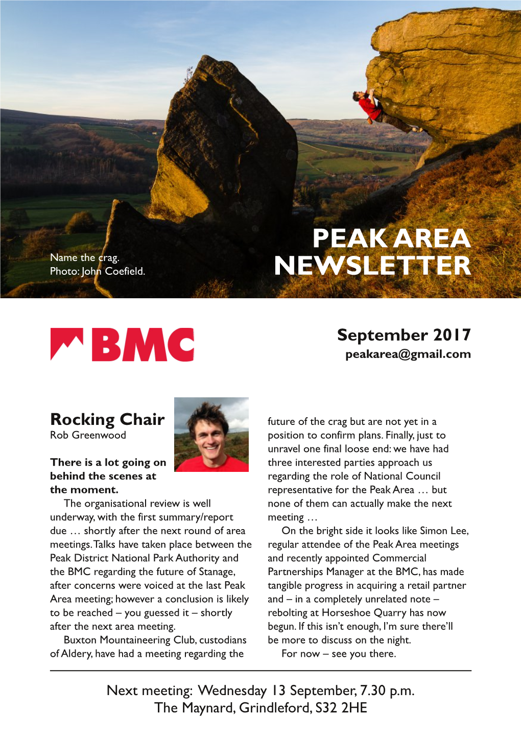 Peak Area Newsletter
