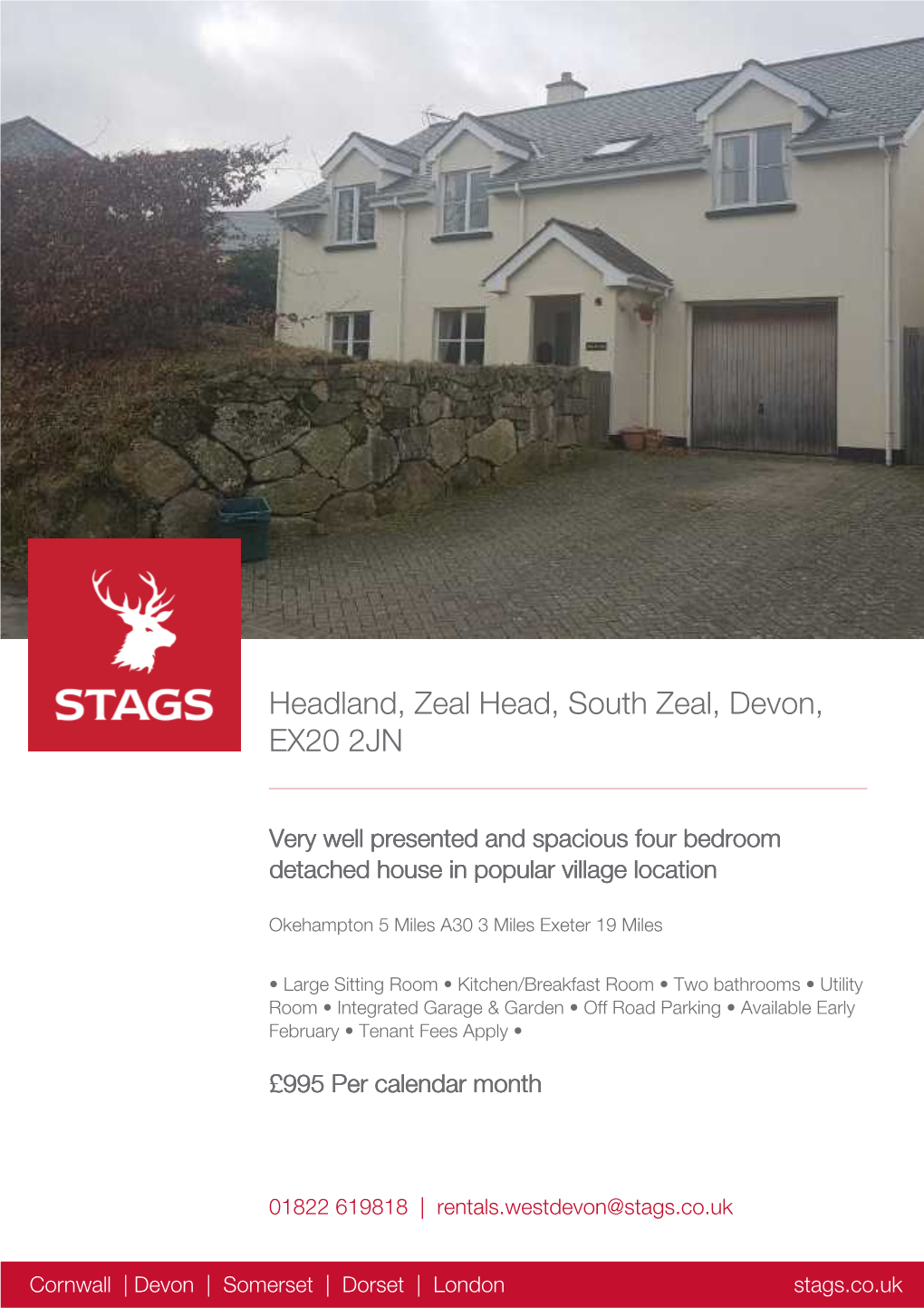 Headland, Zeal Head, South Zeal, Devon, EX20 2JN