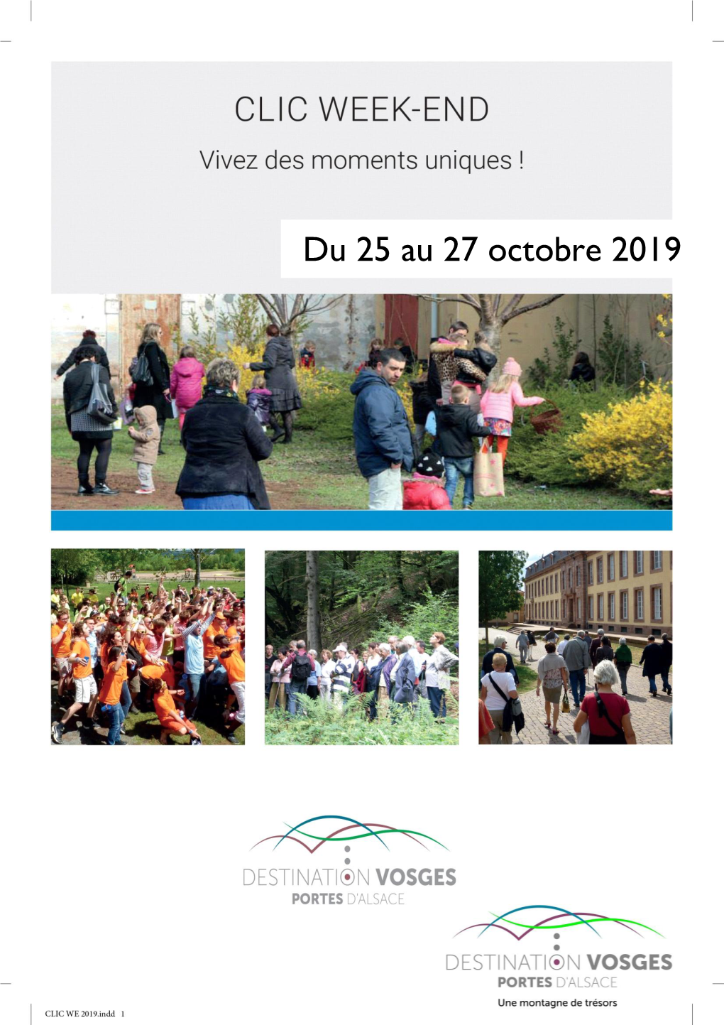 Du 25 Au 27 Octobre 2019