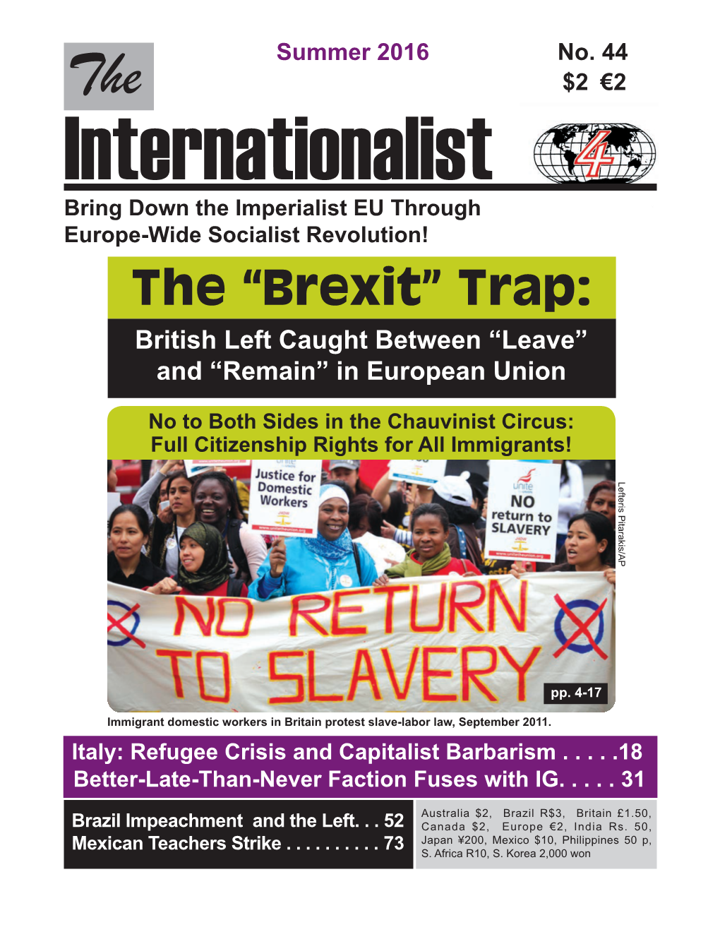 The Internationalist No. 44