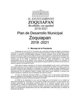 Zoquiapan 2018 -2021