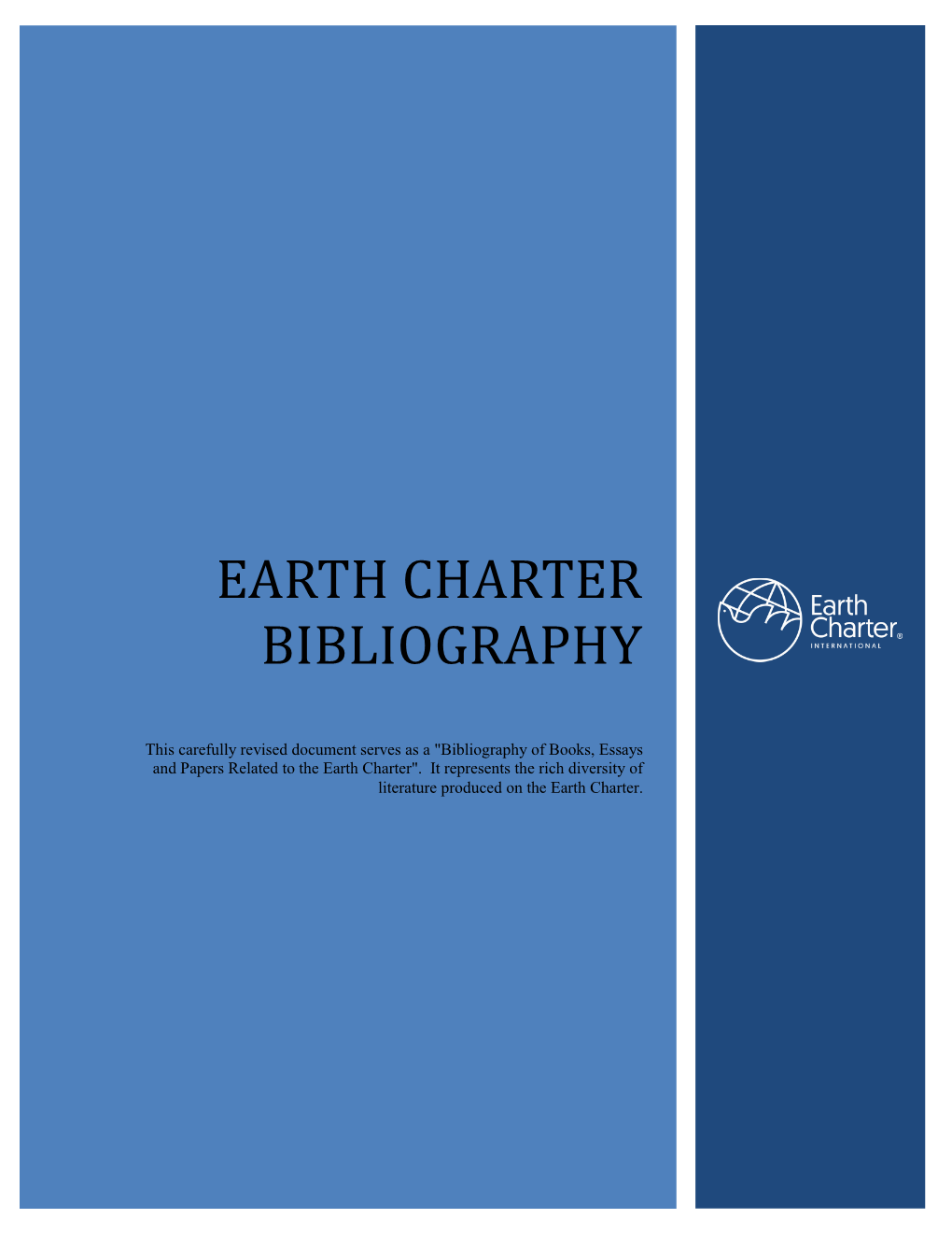 Earth Charter Bibliography1