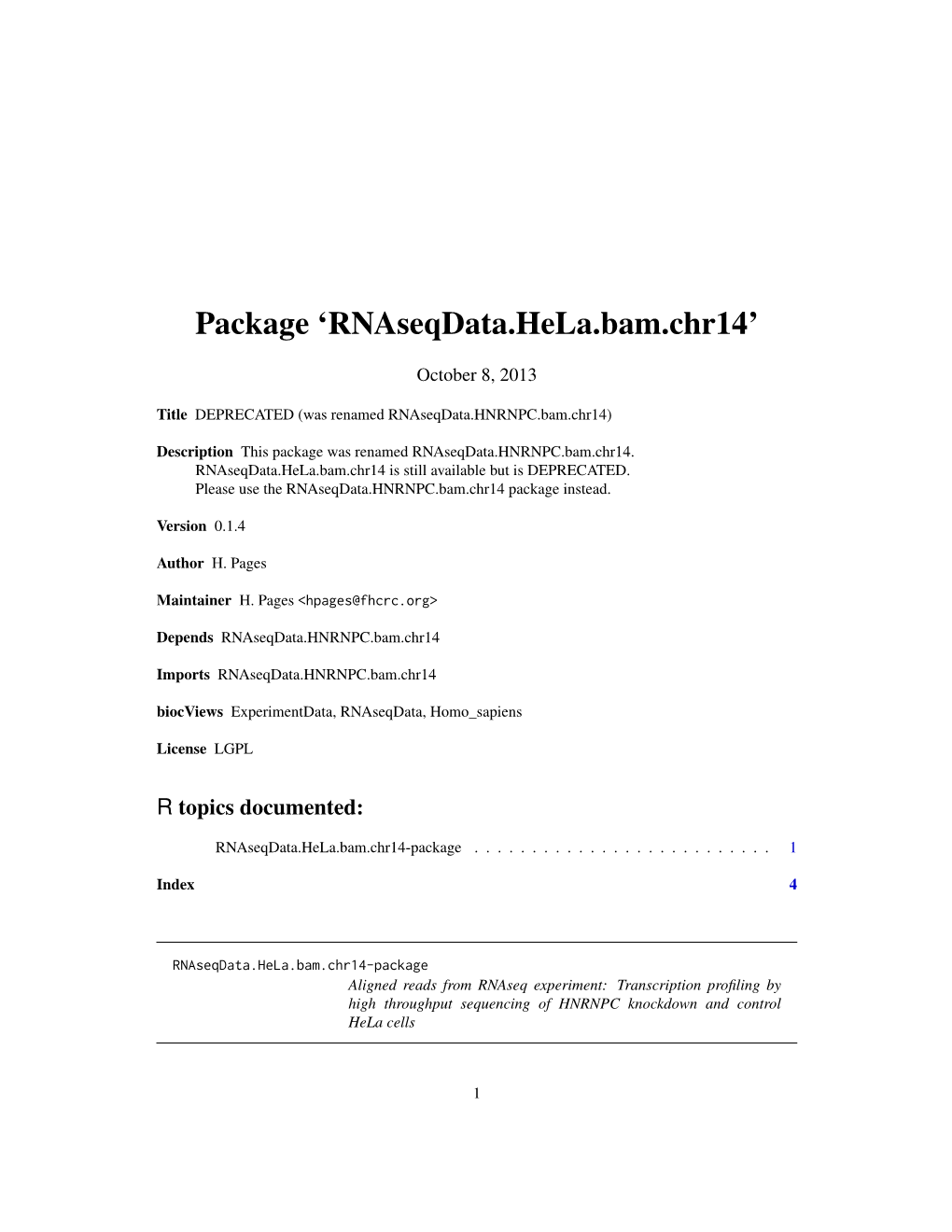 Package 'Rnaseqdata.Hela.Bam.Chr14'