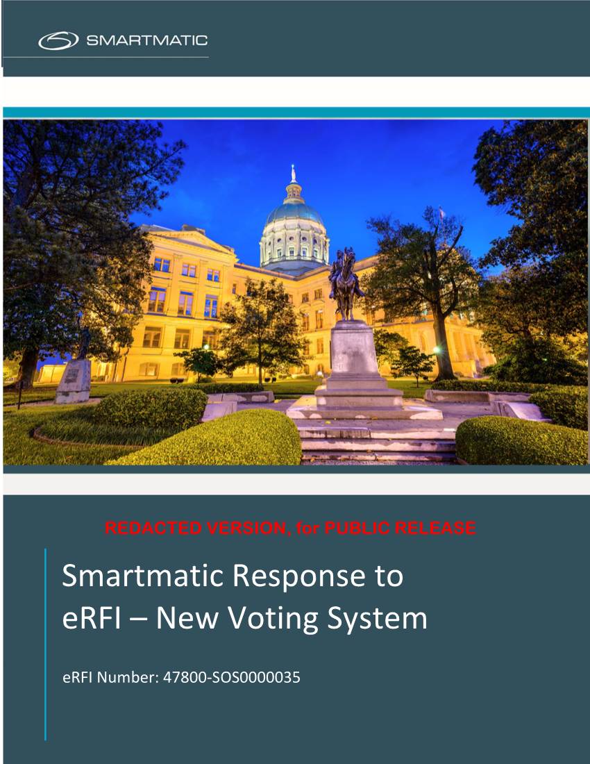 Smartmatic Response to Erfi – New Voting System