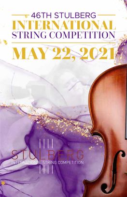 MAY 22, 2021 for All That Stulberg International String Competition Does for Musicians and Music in Southwest Michigan