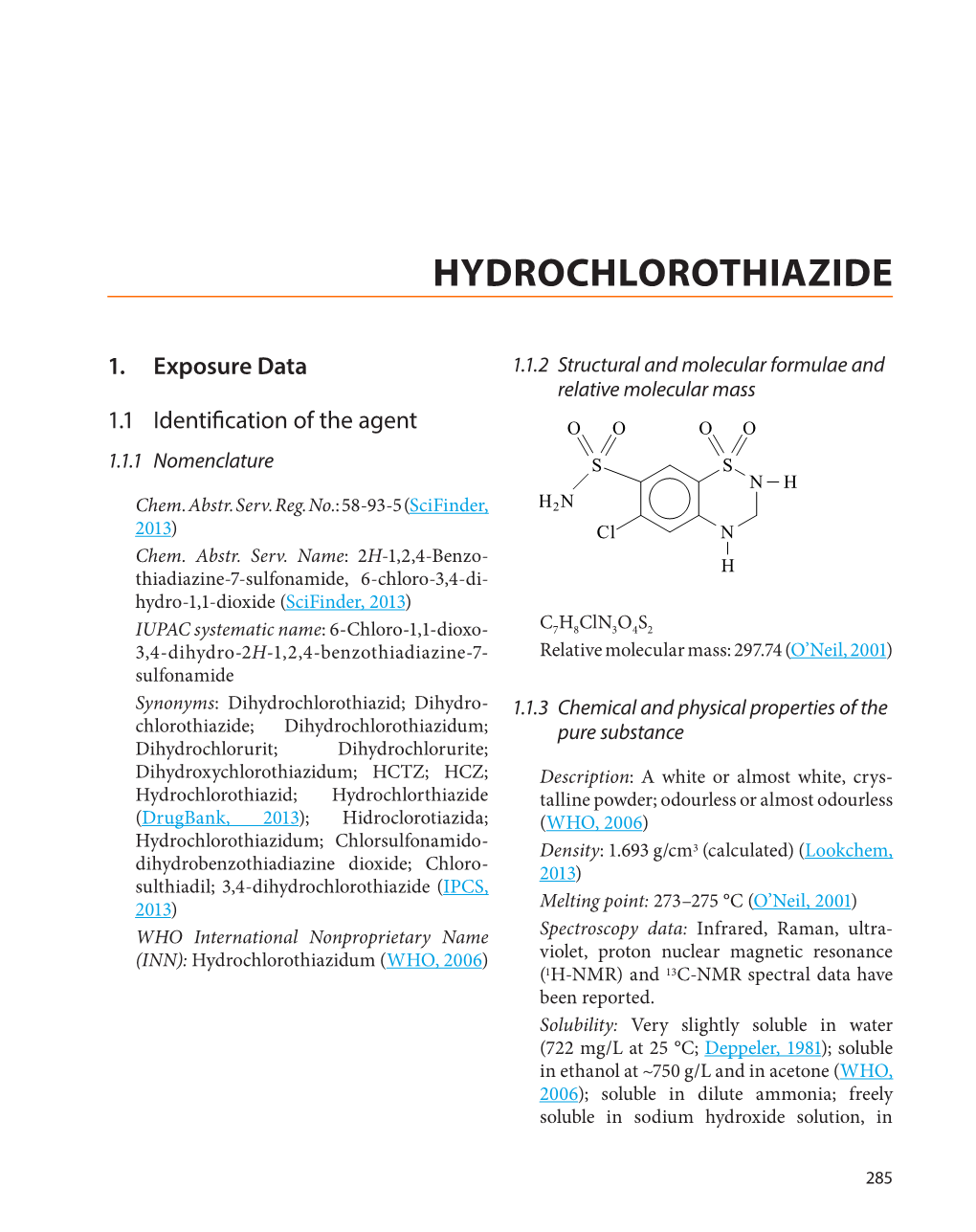 Hydrochlorothiazide