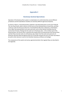 Kootenay System Operations