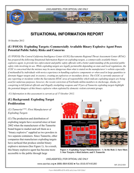 Situational Information Report