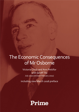 The Economic Consequences of Mr Osborne