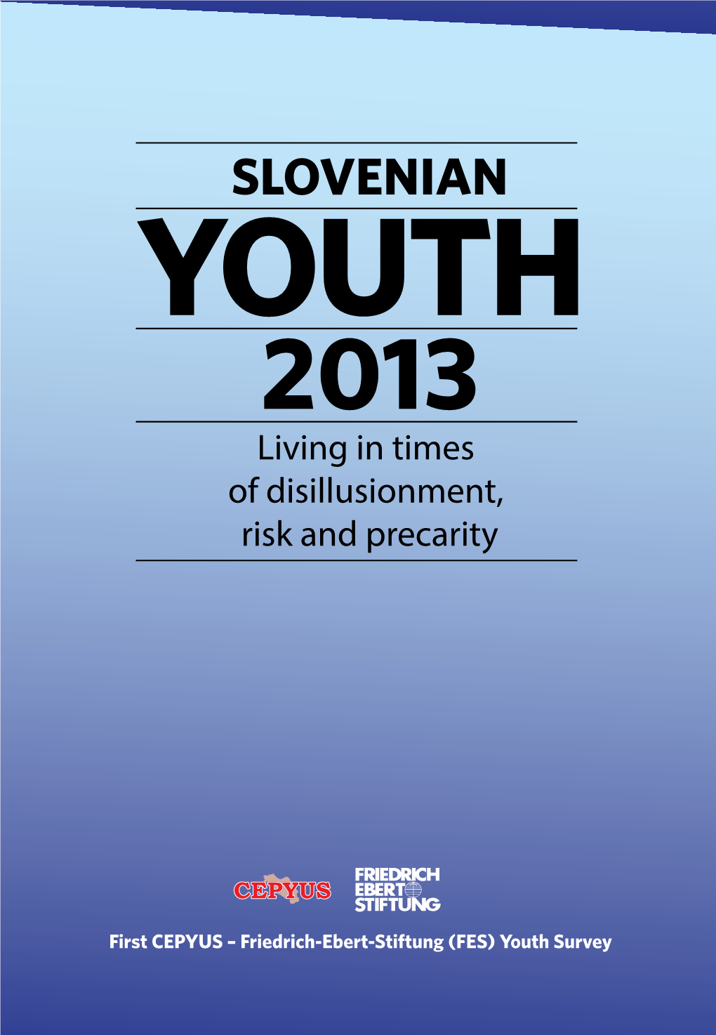 Slovenian Youth 2013: Living in Times of Disillusionment, Risk and Precarity
