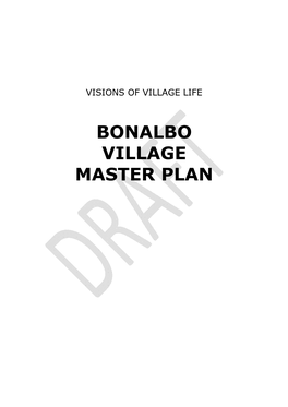 Wiangaree Village Master Plan Draft for Exhibition