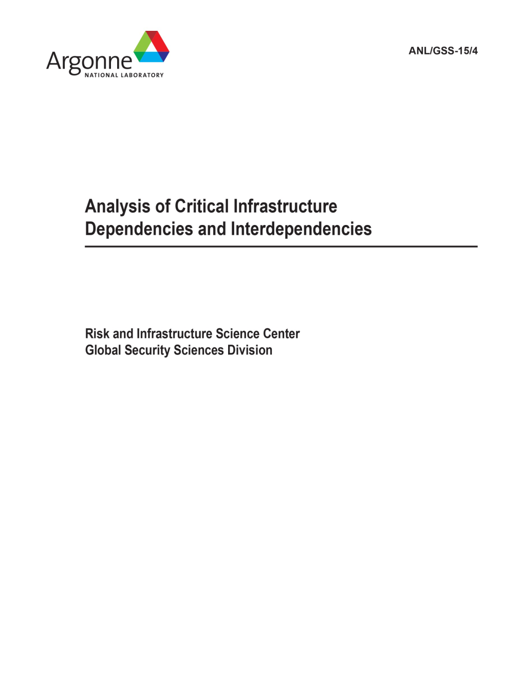 Analysis of Critical Infrastructure Dependencies and Interdependencies