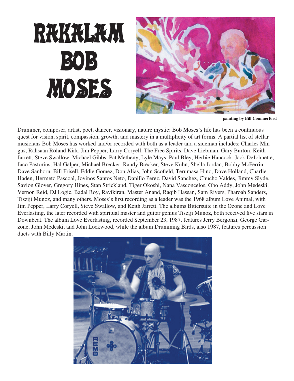 Bob Moses Clinician Page.Indd