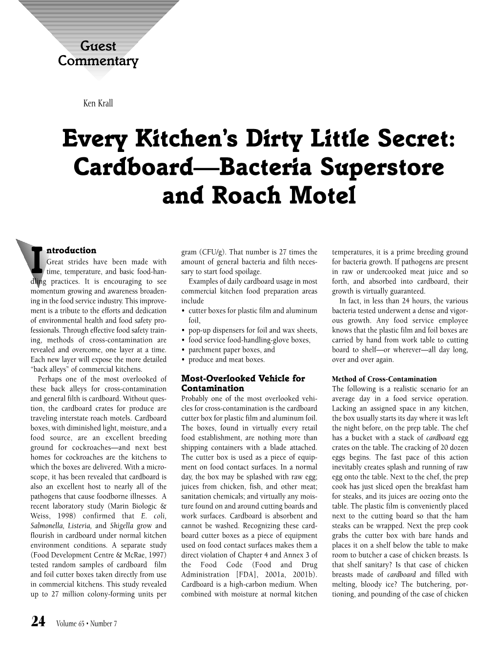 Every Kitchen's Dirty Little Secret: Cardboard—Bacteria Superstore