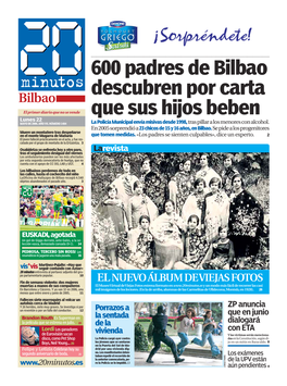 600 Padres De Bilbao Descubren Por Carta Que Sus Hijos Beben
