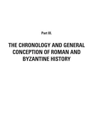 1. the Chronological Structure of the Modern "History Textbook"
