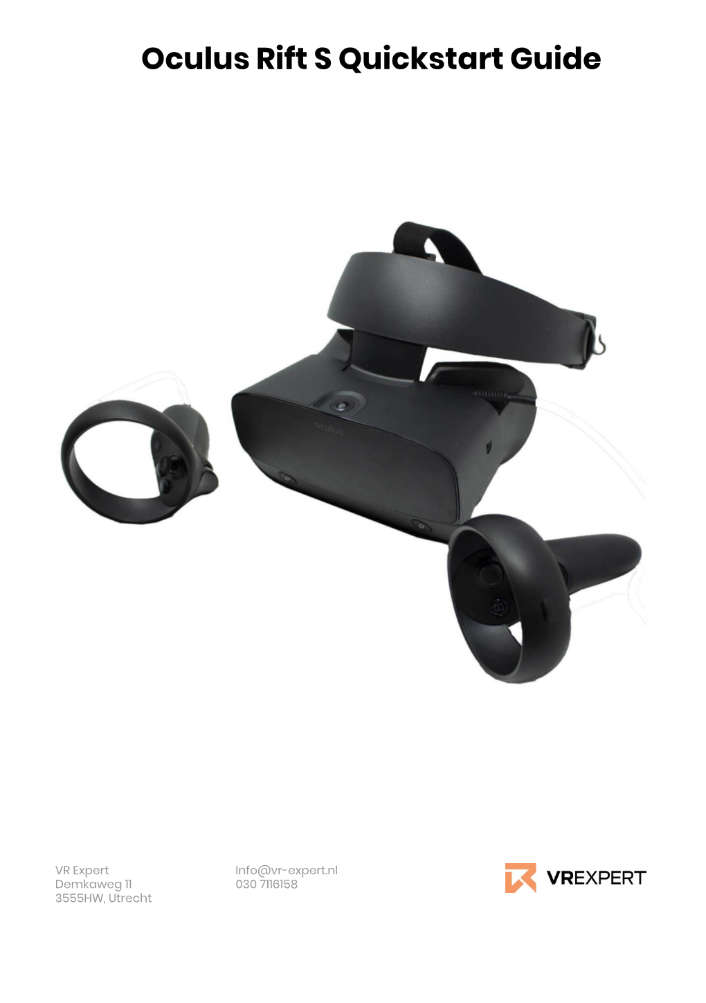 Oculus Rift S Quickstart Guide