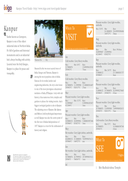 Kanpur Travel Guide - Page 1
