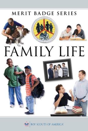 Family Life Merit Badge Pamphlet