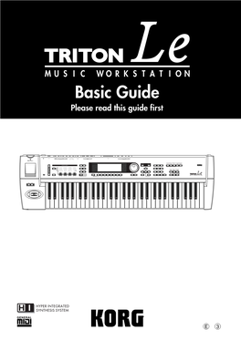 TRITON Le Basic Guide