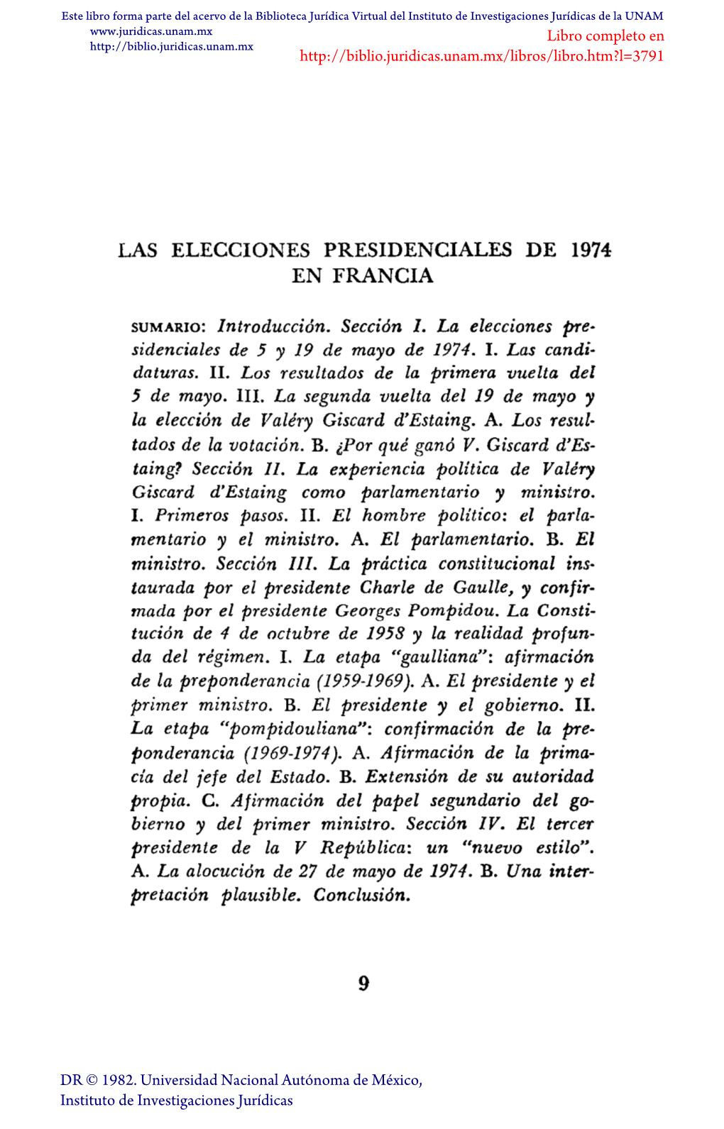 Las Elecciones Presidenciales De 1974 En Francia