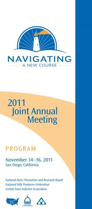 2011 Joint Annual Meeting