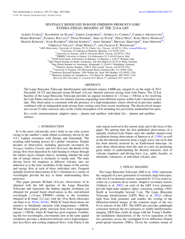 Spatially Resolved M-Band Emission from Io's Loki