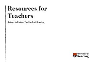 Resources for Teachers