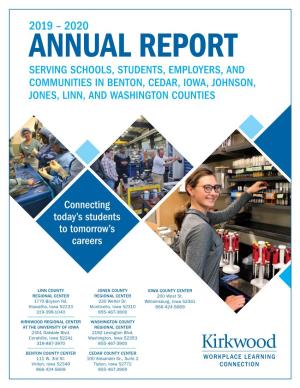 Workplace Learning Connection Annual Report 2019-20
