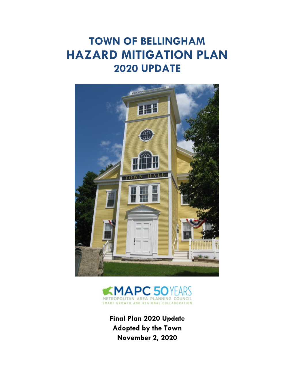 Hazard Mitigation Plan 2020 Update