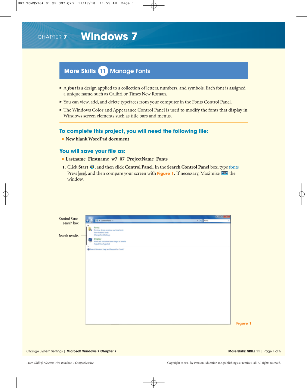 Skills 11 Manage Fonts