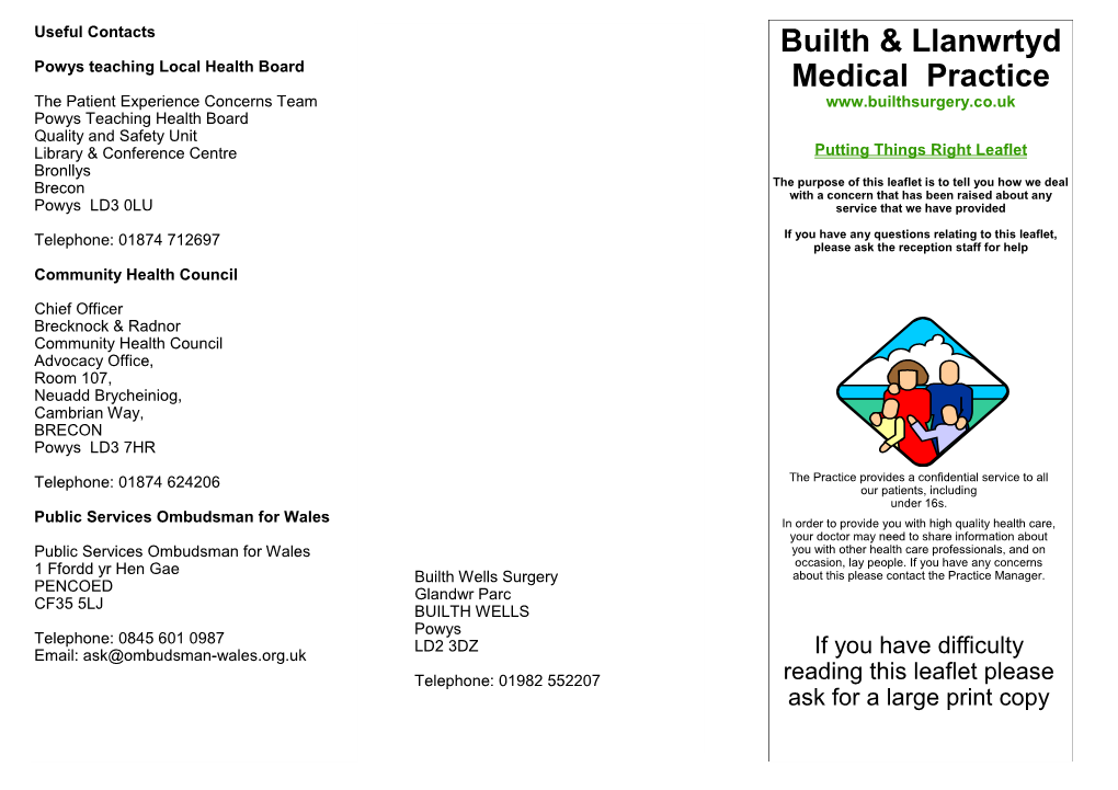 Builth & Llanwrtyd Medical Practice