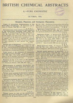 British Chemical Abstracts ------A.-Pure Chemistry