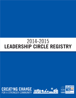 Leadership Circle Registry