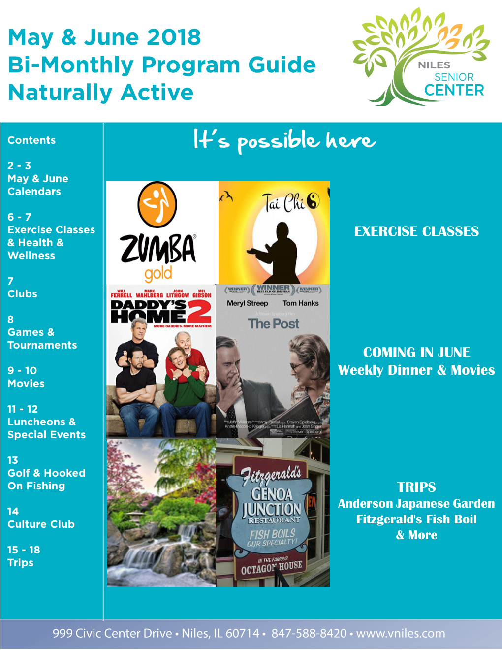 May & June 2018 Bi-Monthly Program Guide Naturally Active