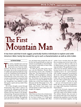 Mountain Man Clymer Museum of Art It Has Been Said That It Took Rugged, Practically Fearless Individuals to Explore and Settle America’S West