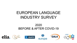 2020 Language Industry Survey Short Slidedeck