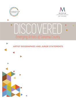 Artist Biographies and Juror Statements